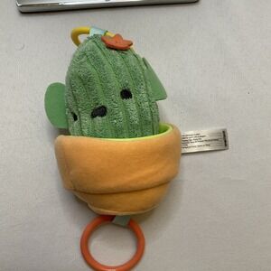 Skip Hop Farmstand Cute Cactus‎ Jitter Stroller Toy Pull Vibrate Plush Kawaii